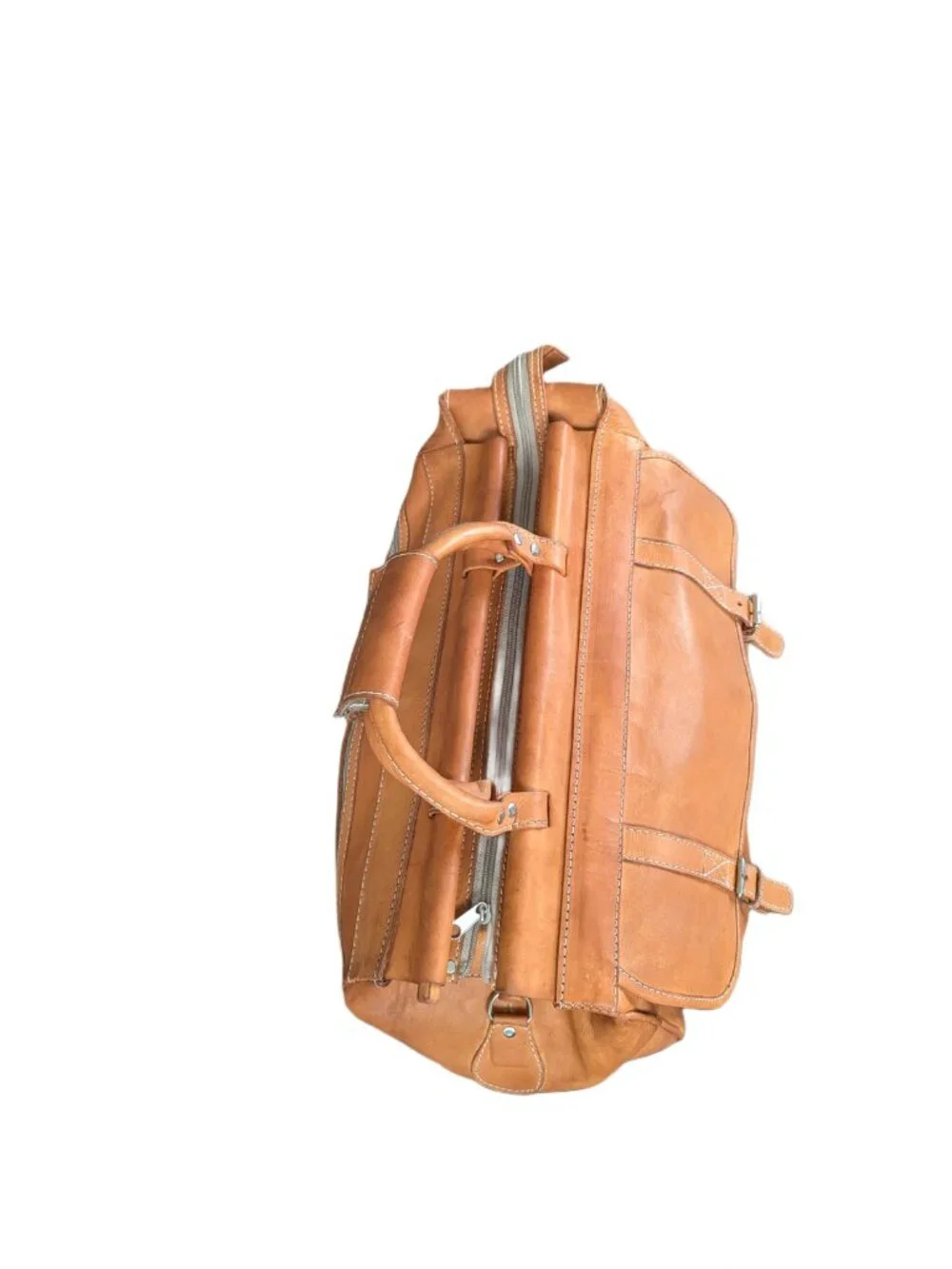 Sergios Collection - Leather Overnight/Weekender bag